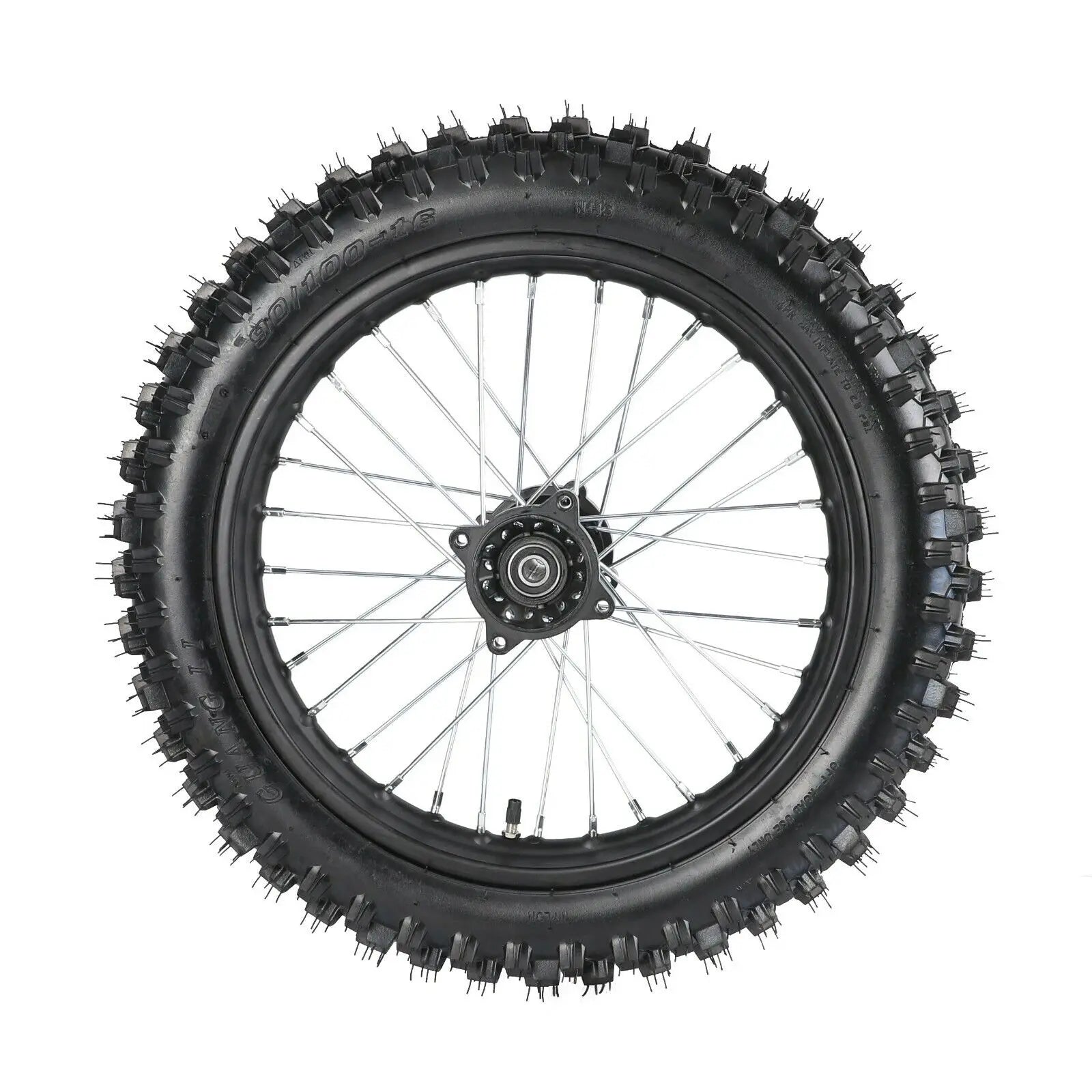 16" Rear Dirt Bike Wheel – 90/100-16 Tire & 1.85x16 Rim for Honda & Apollo 125cc–250cc