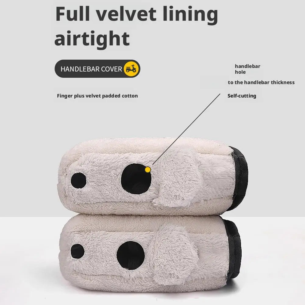 PU Handlebar Muffs Windproof Waterproof
