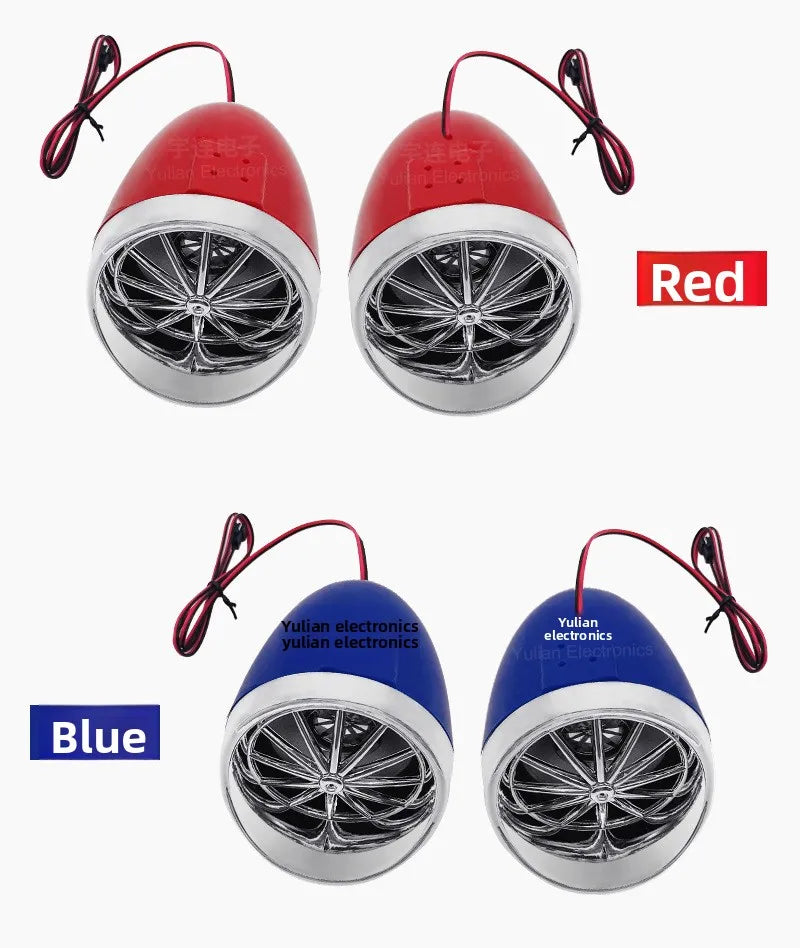 Motorcycle Speakers – Bluetooth Hands-Free, Waterproof FM & MP3 Audio
