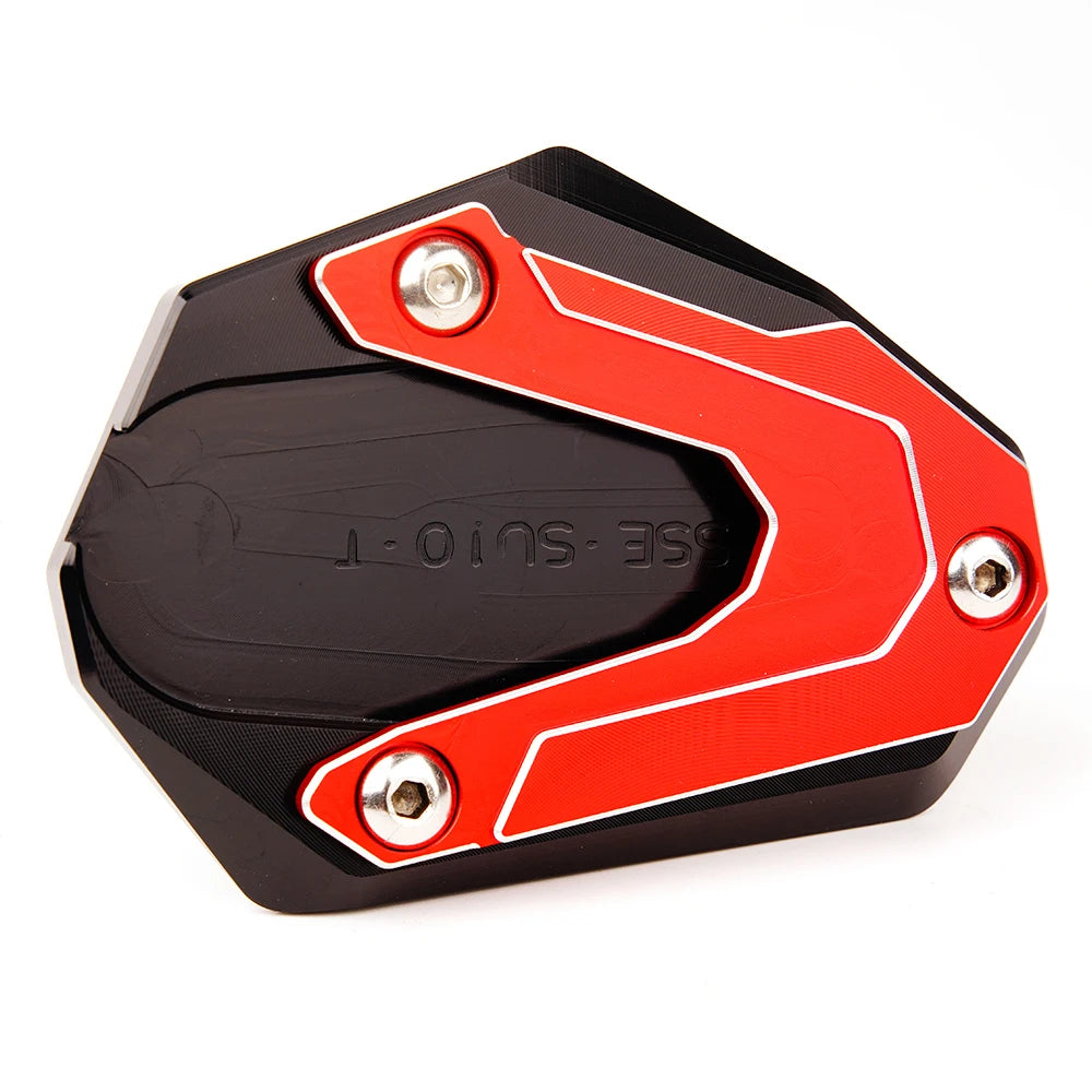 For VStrom 800DE 1000 1050 DE GSXS 750 1000 GT 1050 XT GSR750 GSX8S GSX8R CNC Motorcycle Kickstand Foot Side Stand Extension Pad – ZYAKO CNC Aluminum Anodized Blue Black Red Grey Gold