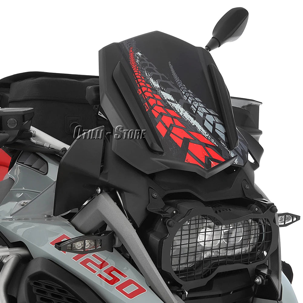 Motorcycle Windshield for BMW R1250GS 2018-2024 ADV LC Rallye Windscreen Deflector Protector Wind Screen – Otilli ABS Plastic 8 Styles R1200GS LC R1250GS Adventure