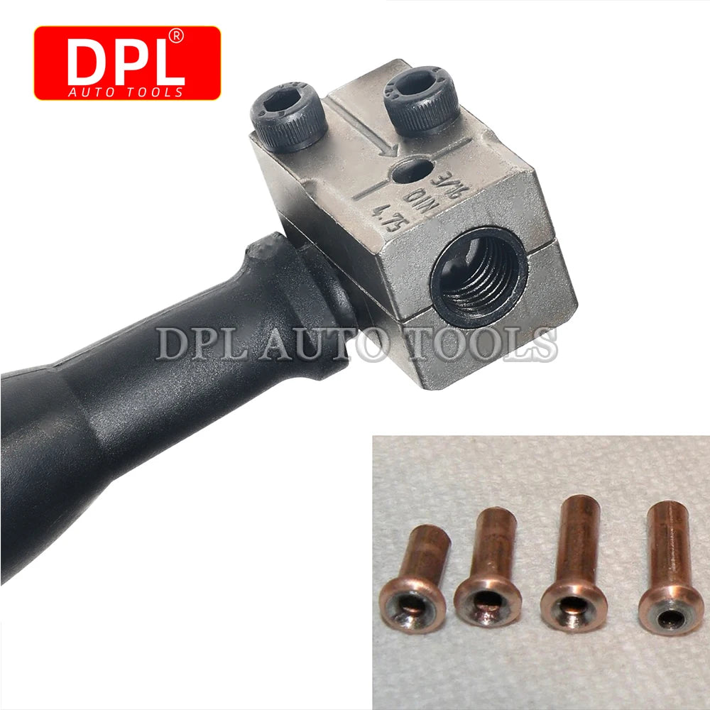 3/16" Double Flaring Tool – Brake Line Tools – Handheld 45° SAE DIN Double Flare Tool with Detachable Die for Motorcycle Automotive and Truck Brake Line – 442g – $30