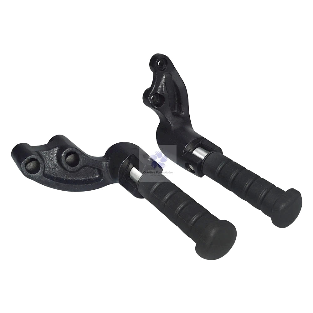 Indian Scout Rear Passenger Foot Pegs + Mount – Scout / Scout Bobber / Scout Sixty / Scout Rogue – 2015–2024 – Foldable Titanium Alloy – Metallic Black or Titanium Gray – $84–$85