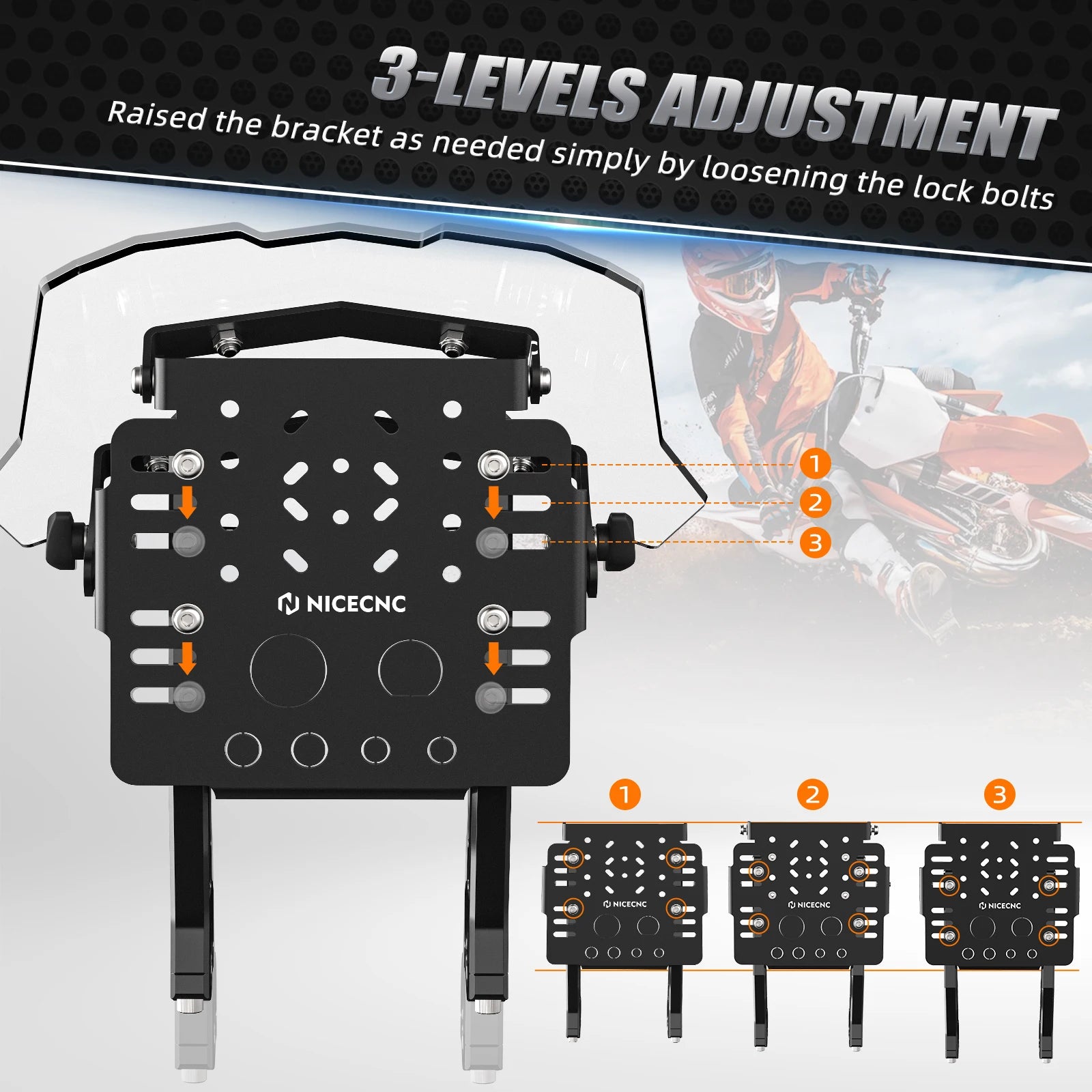 GPS Mount Bracket – Mini Fairing Kit for KTM, Husqvarna & More