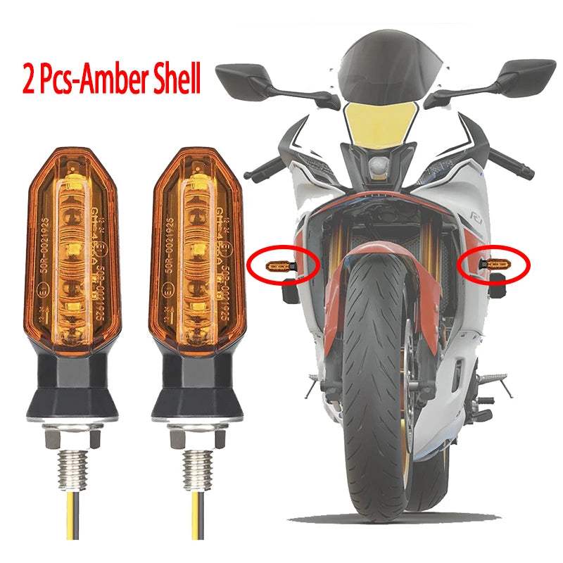LED Turn Signal Bulbs – 8mm Mini Flashing Motorcycle Indicator Lights