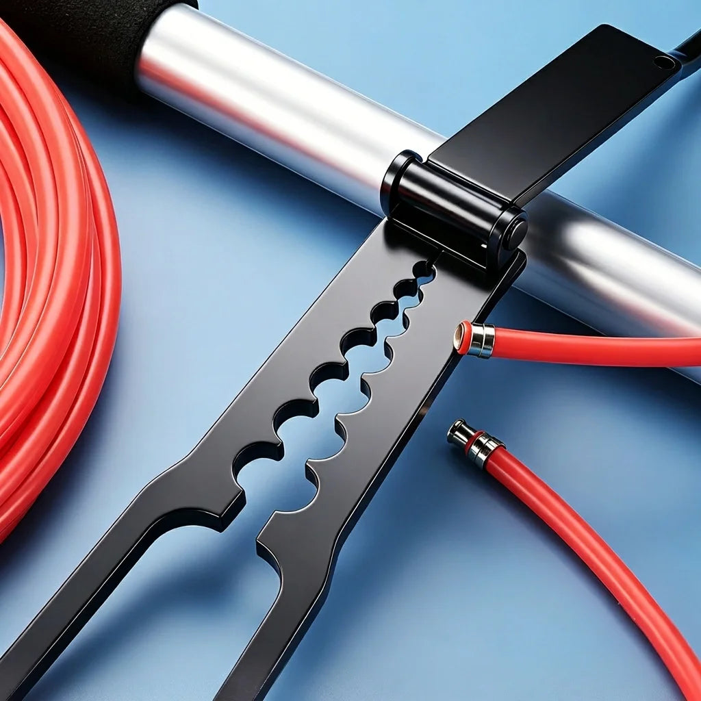 Multi-Hole Air Hose Crimper Pliers – Brake Line Tools – Handheld Brake Line Clinching Tool for Auto and Motorcycle Hose Repair – Black – 664g – $24