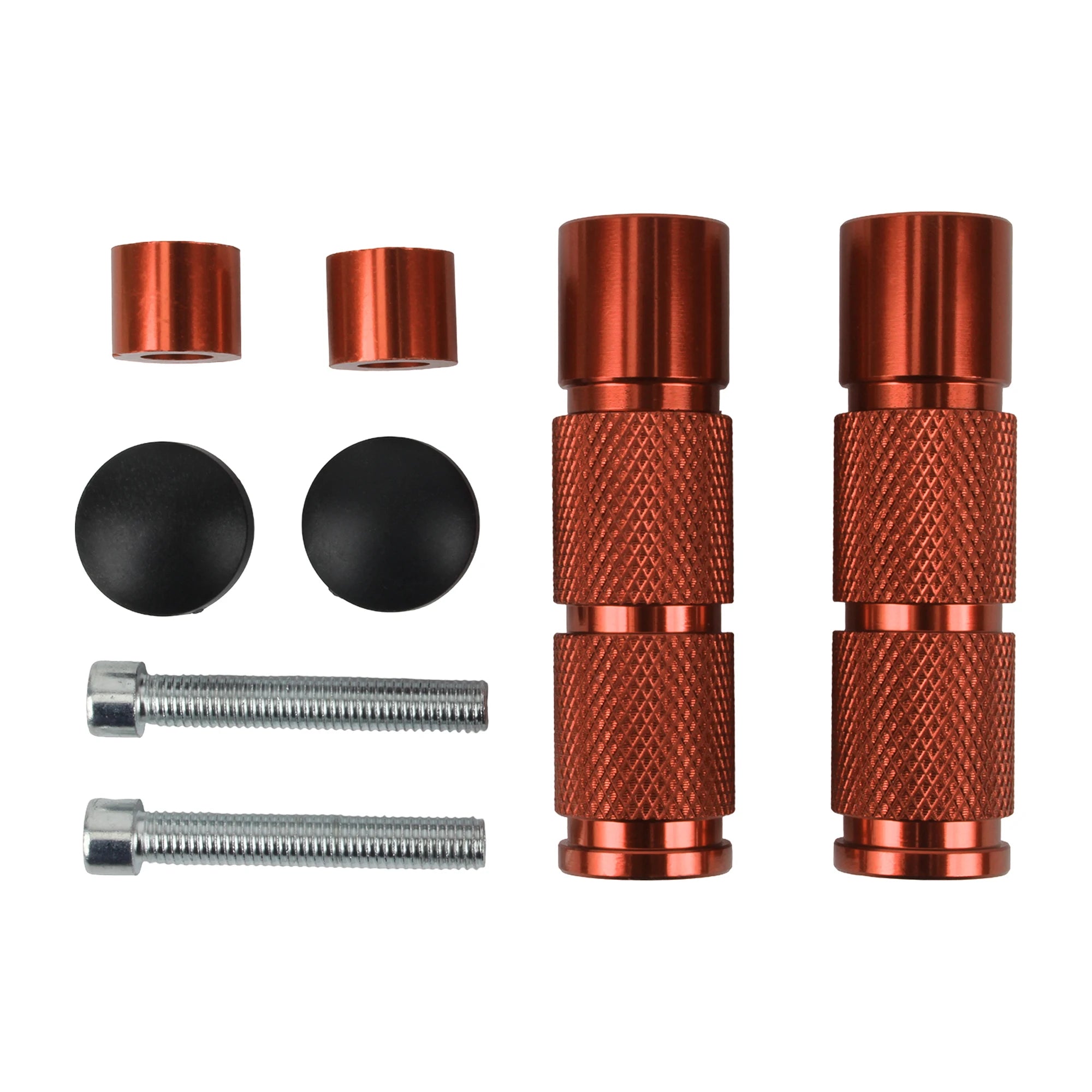 Universal M8 CNC Aluminum Motorcycle Foot Pegs – Kawasaki / Honda / KTM / Yamaha / Suzuki / ATV / Scooter / Motocross – 6 Colors – 90mm – $24