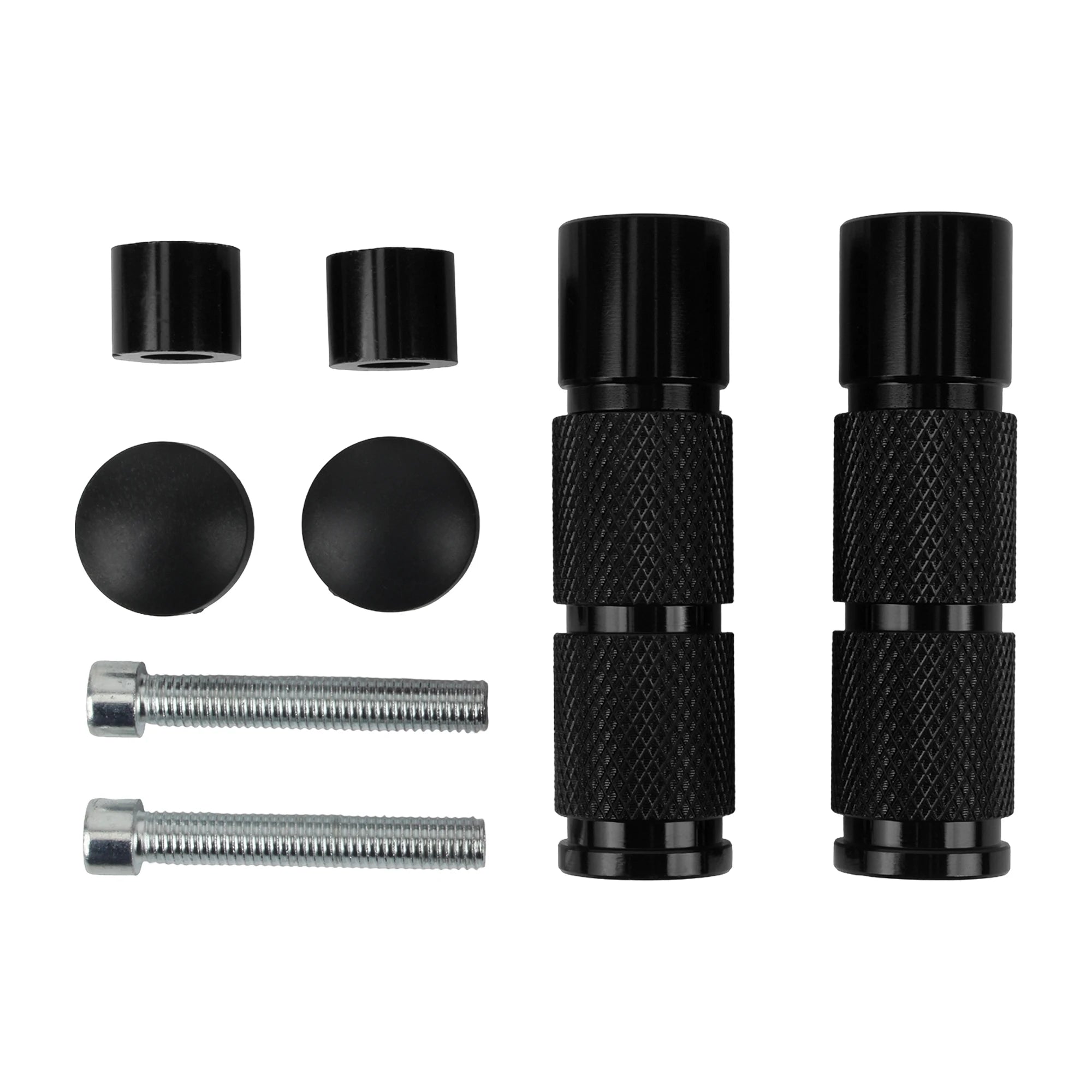 Universal M8 CNC Aluminum Motorcycle Foot Pegs – Kawasaki / Honda / KTM / Yamaha / Suzuki / ATV / Scooter / Motocross – 6 Colors – 90mm – $24