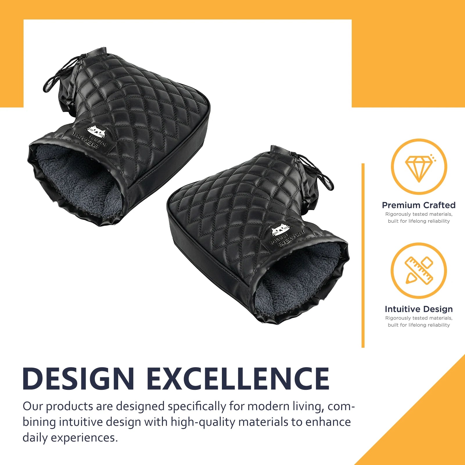 Fleece Handlebar Muffs – Windproof Warm