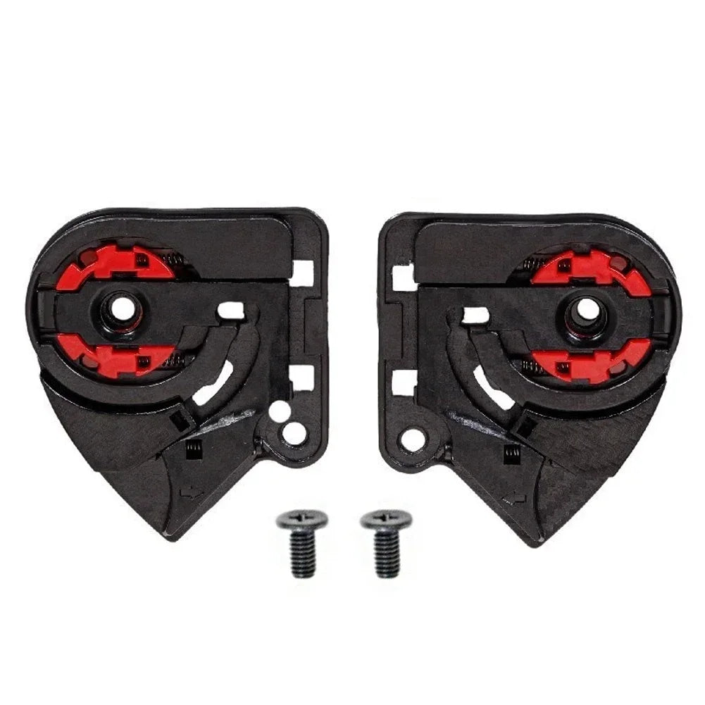 For LS2 FF390 FF397 FF801 FF323 1 Pair Motorcycle Helmet Visor Lock Base Windscreen Holder Base Shield Base Holder Replacement – ABS Army Green