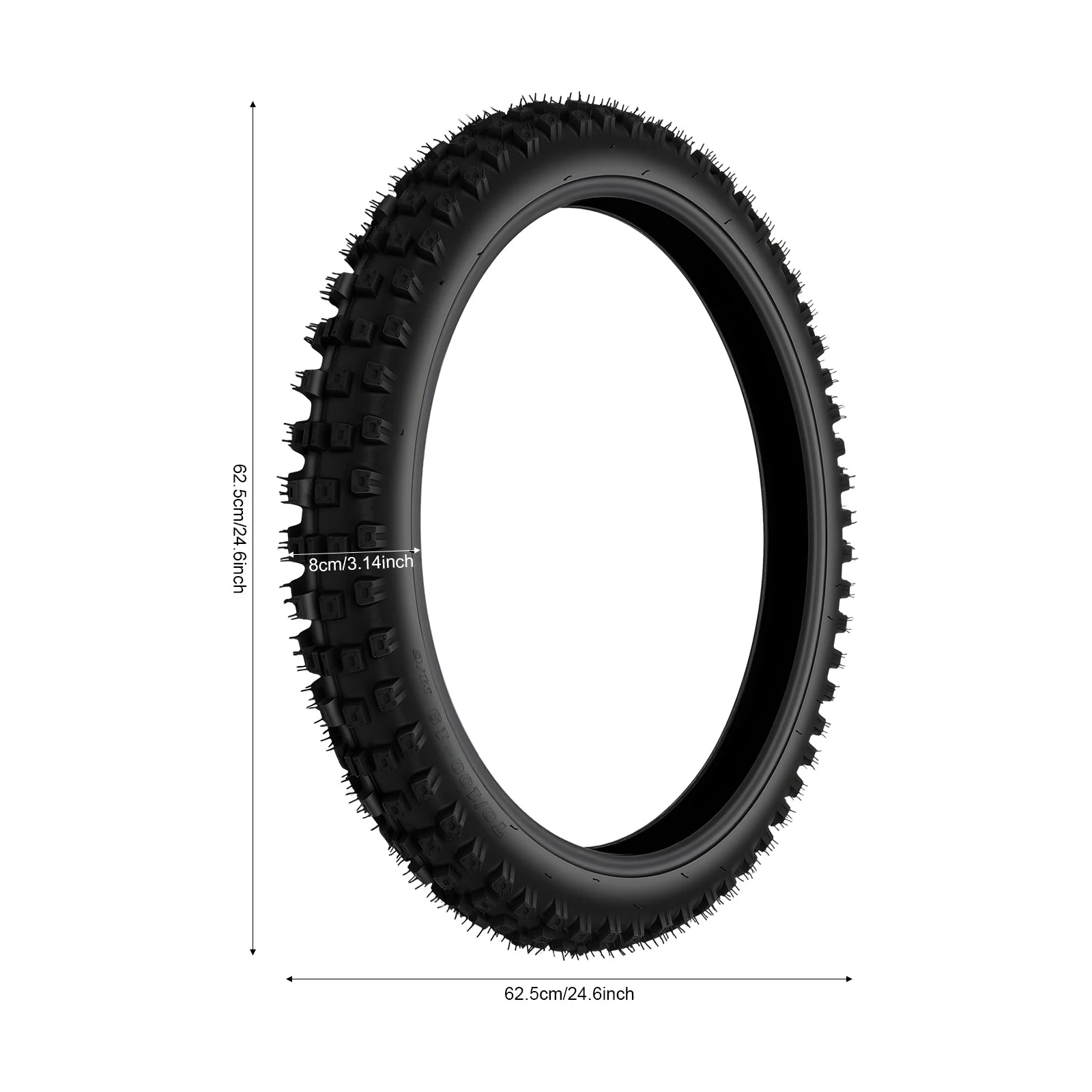 Dirt Bike Tires – 70/100-19 Front Tire with Inner Tube