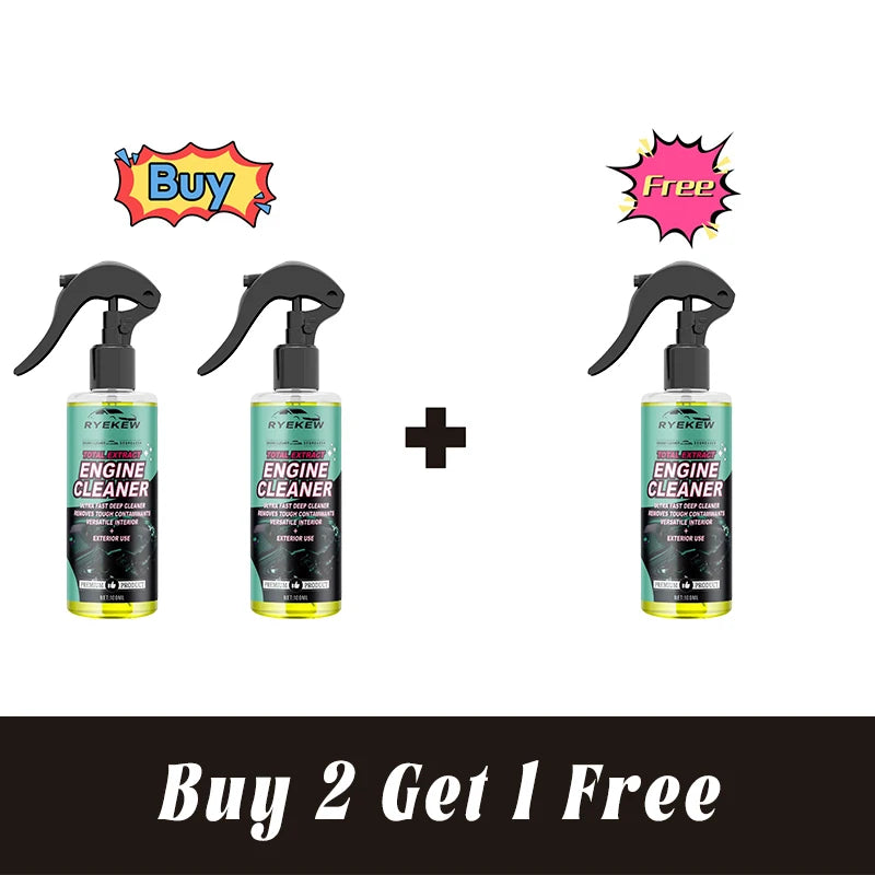 Car Engine Bay Cleaner and Automobile