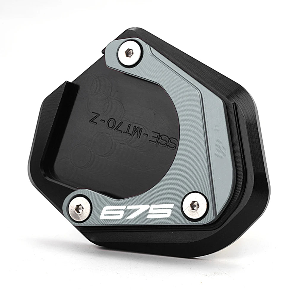 Motorcycle For CFMOTO 675NK 675SR 675SS 675SR-R CF 675 NK SR SS SR-R Aluminum Side Stand Kickstand Enlarger Plate Extension Pad – ZEXDDI CNC Aluminum 6061 Gold Black Sky Blue Blue Grey