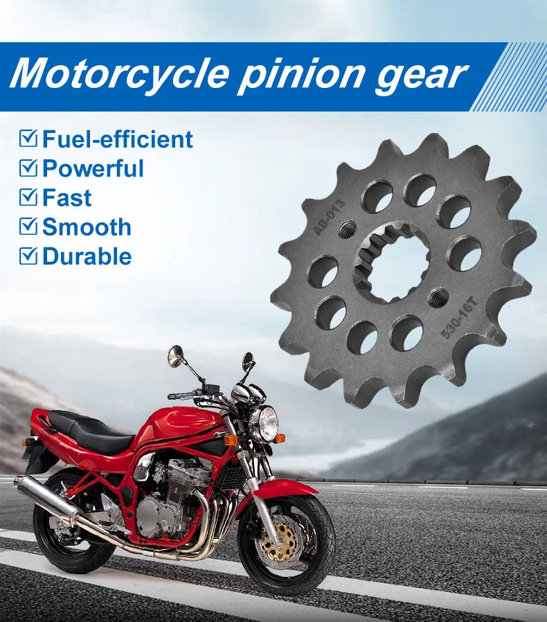 530 Front Sprocket 14T–17T Suzuki GSX