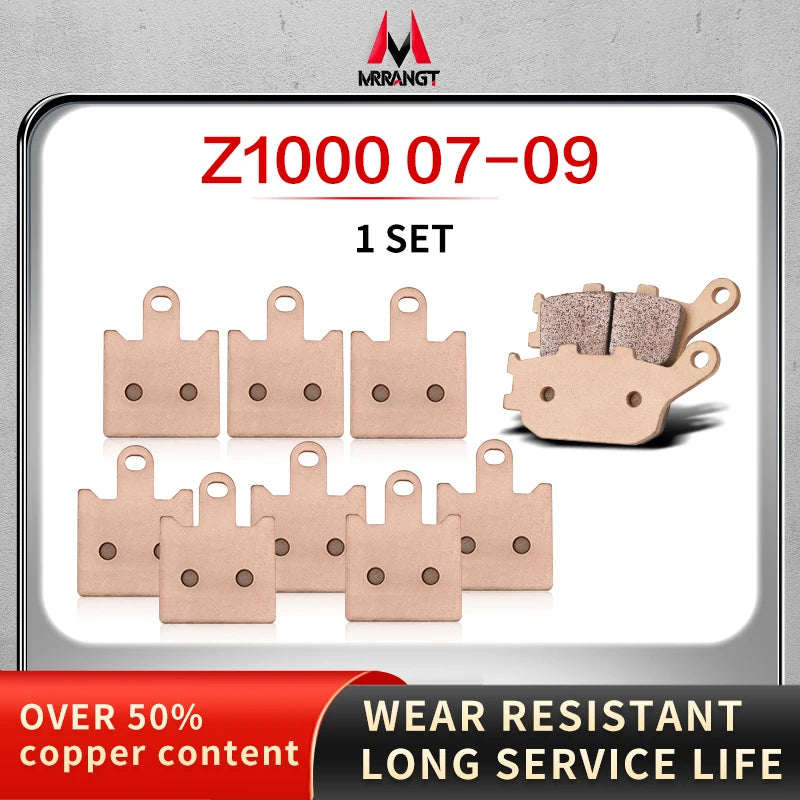 Sintered Metal Brake Pads for Kawasaki Ninja 250 300 400 Z250 Z300 Z800 Z900 Z900RS Z1000 Z1000R – Brake Pad Tools – Front / Rear / Set – from $21