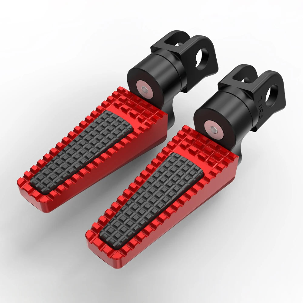 Kawasaki Z650 Anniversary / Z650RS / Z1000SX / ZX-6R / ZX-9R Front Foot Pegs – Adjustable 360° or Straight – CNC Aluminum + Rubber – 7 Colors – $75–$90
