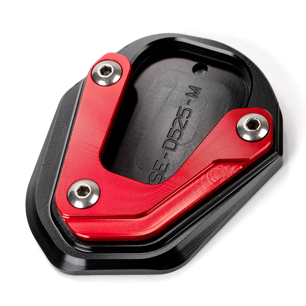For Loncin Voge DS525X DS900X DS625X Accessories Motorcycle Stand Extension Kickstand Pad DS 525X 900X 625X DSX 525 900 525DSX – MOWOK CNC Aluminum Gold Sky Blue Grey Red Blue Black