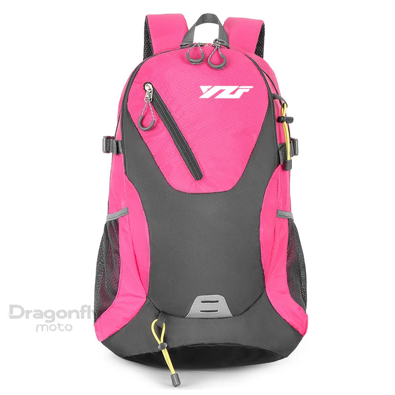 Motorcycle Backpack – Waterproof Racing Travel Bag for Yamaha