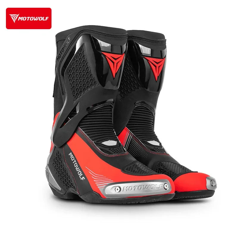 Riding Boots – Off-Road Motorcycle Racing Boots, Anti-Slip & Protective Touring Shoes