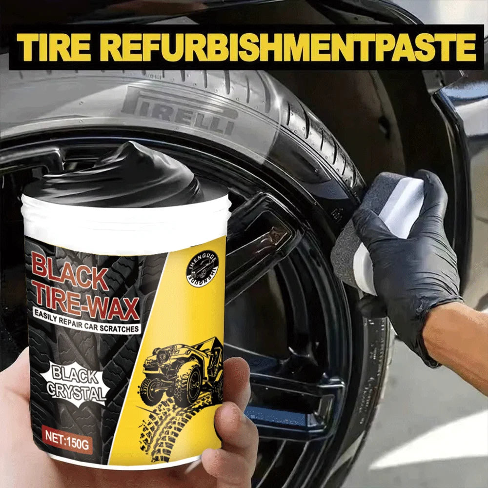 Tire Shine Spray & Dressing – High Gloss Black Tire Polish UV Protection Long-Lasting Coating – Restores Faded Tires – $16