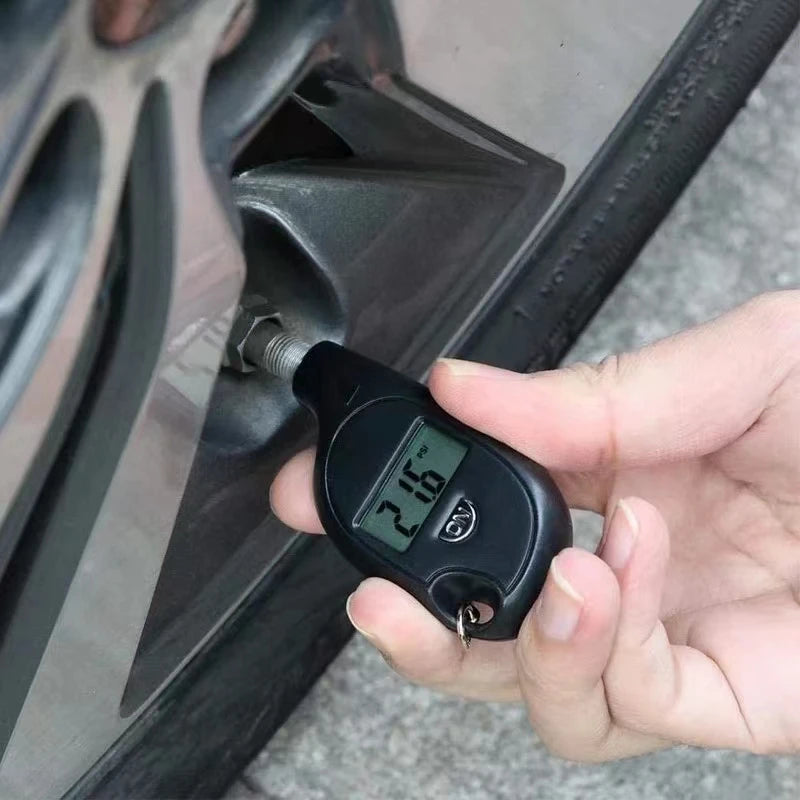 Digital Tire Pressure Gauge – LCD Display Tire Pressure Tester with Safety Alarm