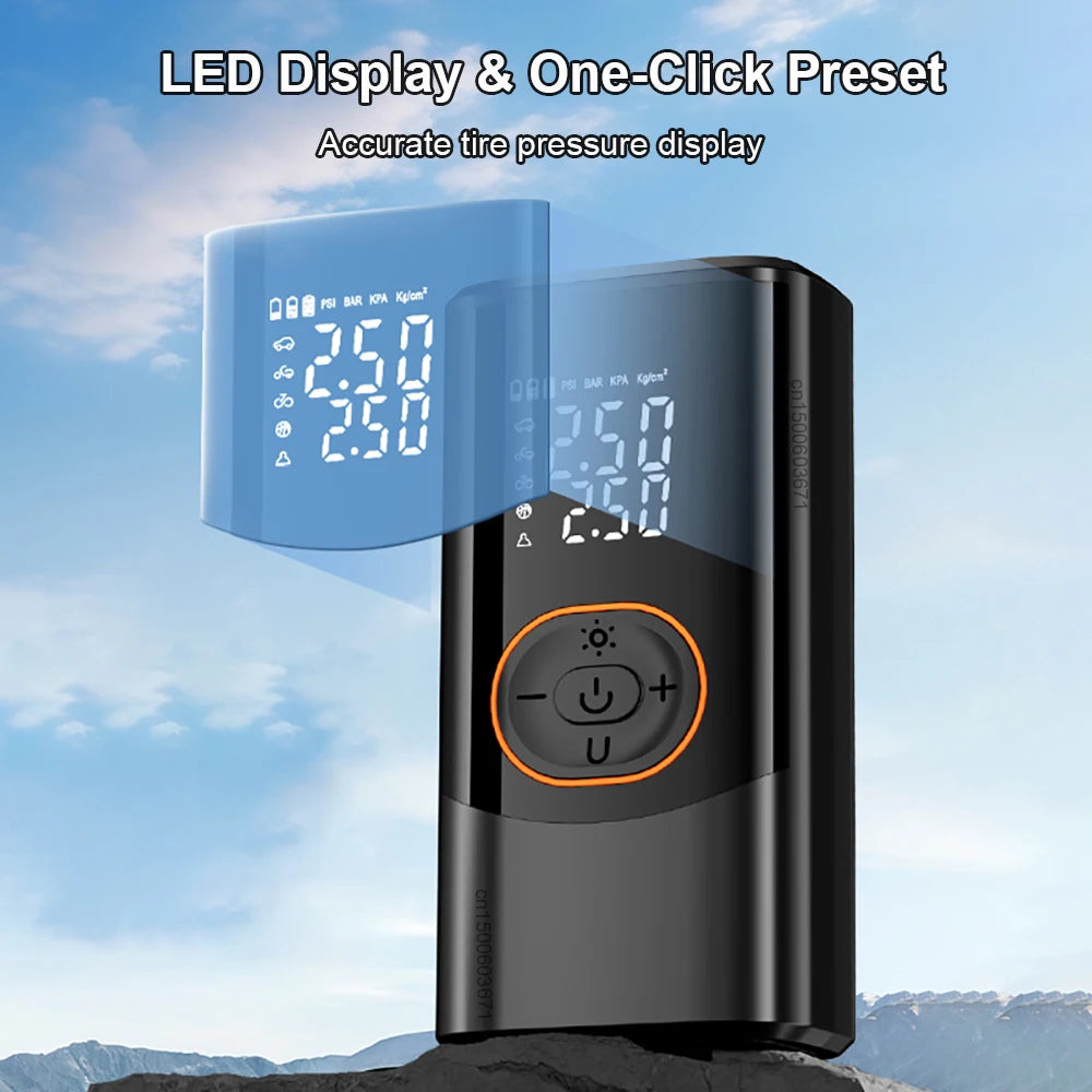 Portable Air Compressor – Mini Digital Tire Inflator