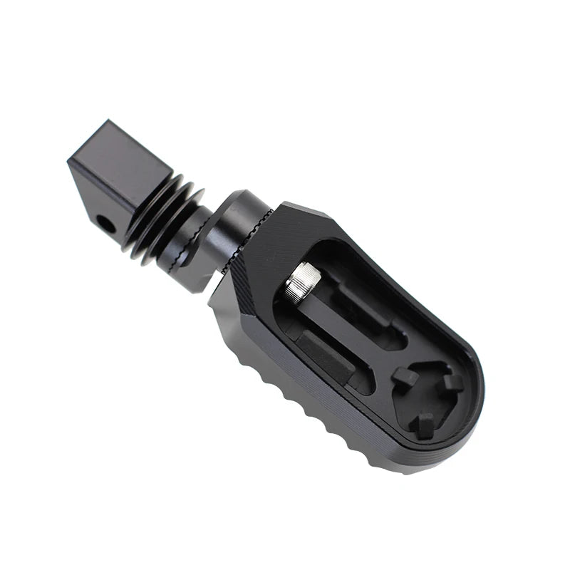 BMW F750GS F850GS F850GS Adventure 2018–2023 Adjustable Front & Rear Foot Pegs – Aluminum + Rubber – Silver or Black – Fixed or 360° Adjustable – $77–$97