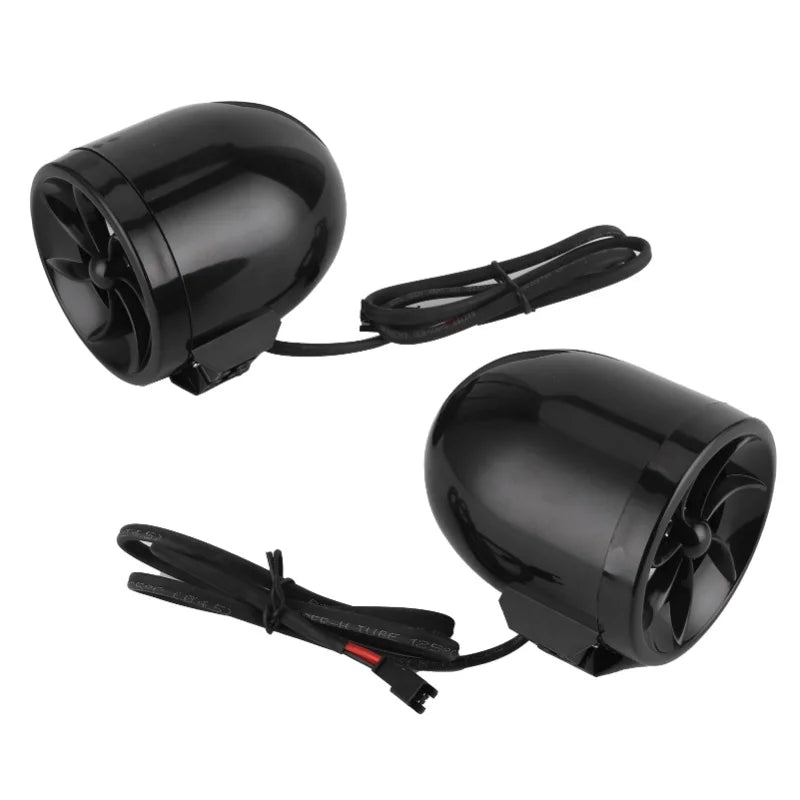 12V Motorcycle Speaker Audio Music Amplifier High Power Loudspeaker With Light Effect
