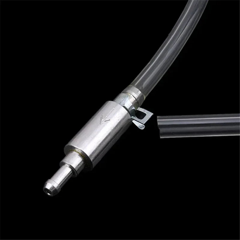 Brake Fluid Bleeder Hose Kit with One-Way Check Valve – Non-Return Brake Bleeding Tube with Hose Clamps – Brake Bleeding Tools for Car Motorcycle Vehicle – 1 / 2 Set – $14