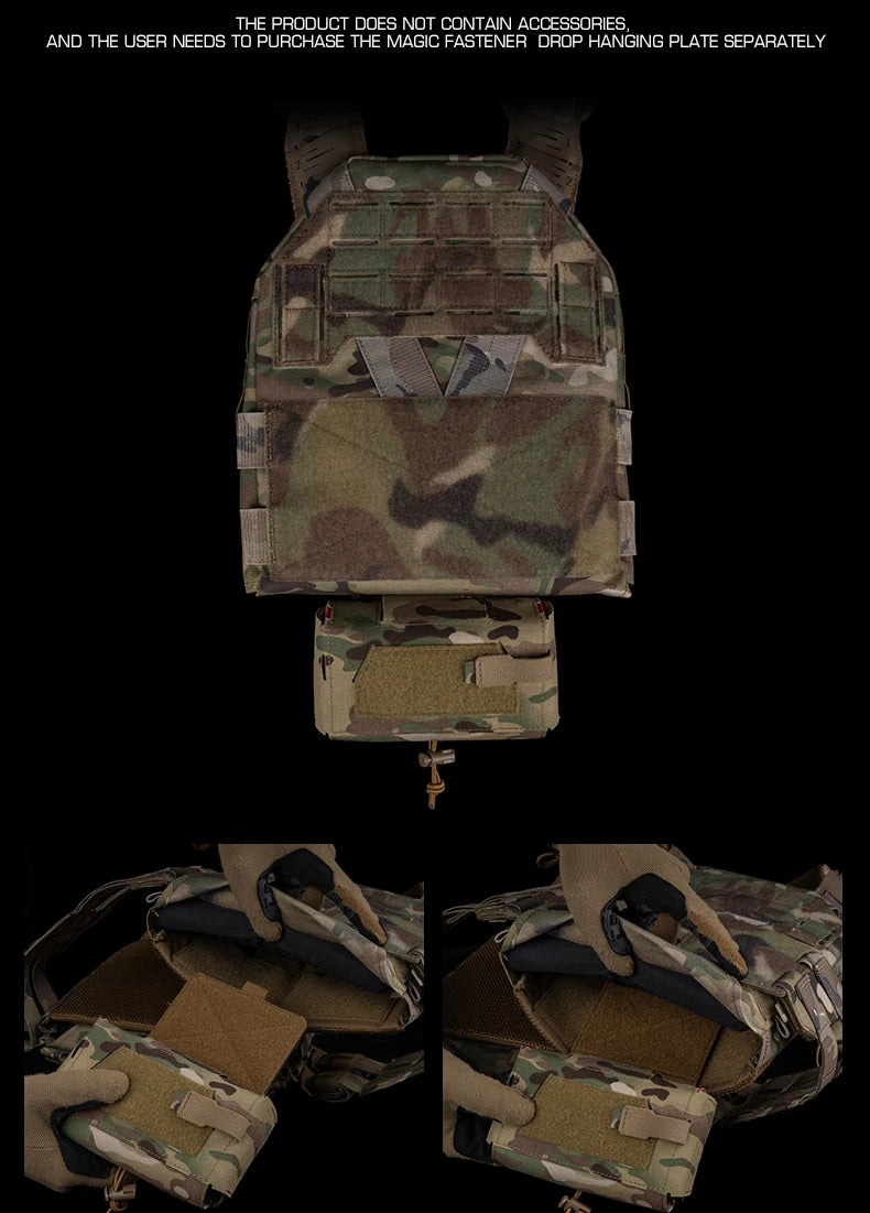 Tactical MD2 Compact Medical Pouch V3 IFAK MOLLE First Aid Trauma Kit for Hunting Camping Patrol Motorcycle Survival