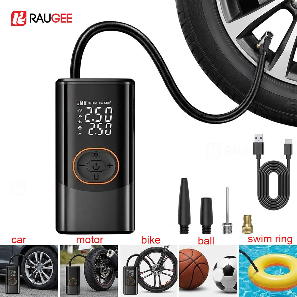 Portable Air Compressor – Mini Digital Tire Inflator