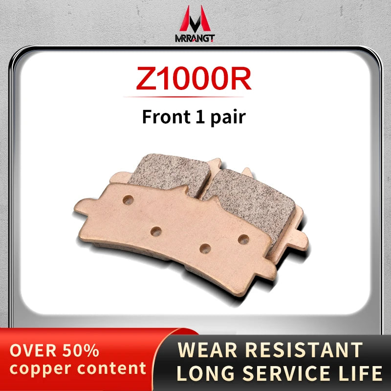 Sintered Metal Brake Pads for Kawasaki Ninja 250 300 400 Z250 Z300 Z800 Z900 Z900RS Z1000 Z1000R – Brake Pad Tools – Front / Rear / Set – from $21