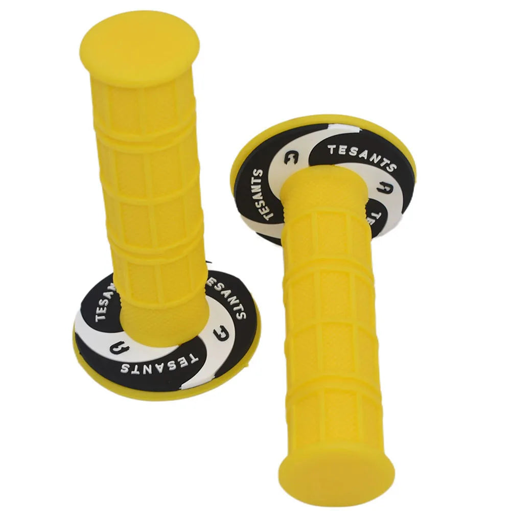Pit Pro Racing Dirt Bike Handlebar Grips Colourful Soft Rubber Left 22mm Right 24mm Universal Anti-Slip Racing Grips for Pit Bike Motocross ATV Motorcycle – 21 Colors Ships from US/AU/DE (1 Pair)