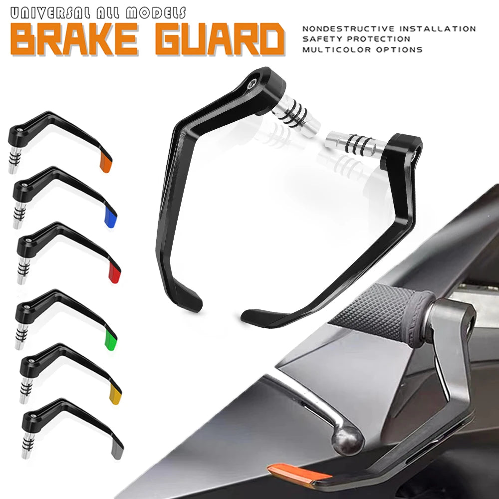 Universal 7/8" 22mm Handlebar Brake & Clutch Lever Guard – CNC Aluminum – Kawasaki / Honda / Yamaha / BMW / Suzuki / Ducati – 7 Colors – $42–$47