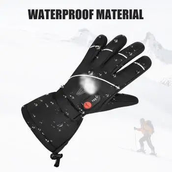 SAVIOR HEAT Rechargeable Heated Gloves for Men Waterproof Women  Thermal Gloves for Motorcycle Ski Cycling Electric Battery