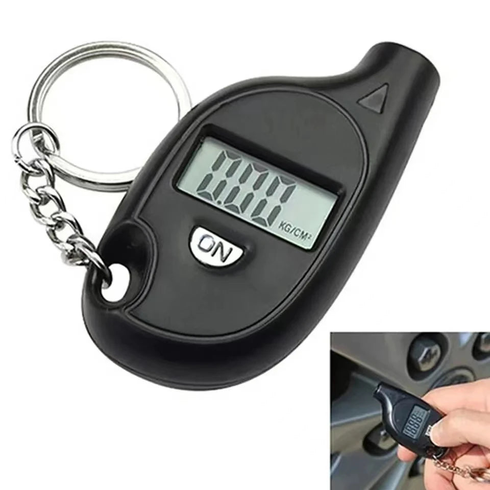 Digital Tire Pressure Gauge – LCD Display Tire Pressure Tester with Safety Alarm