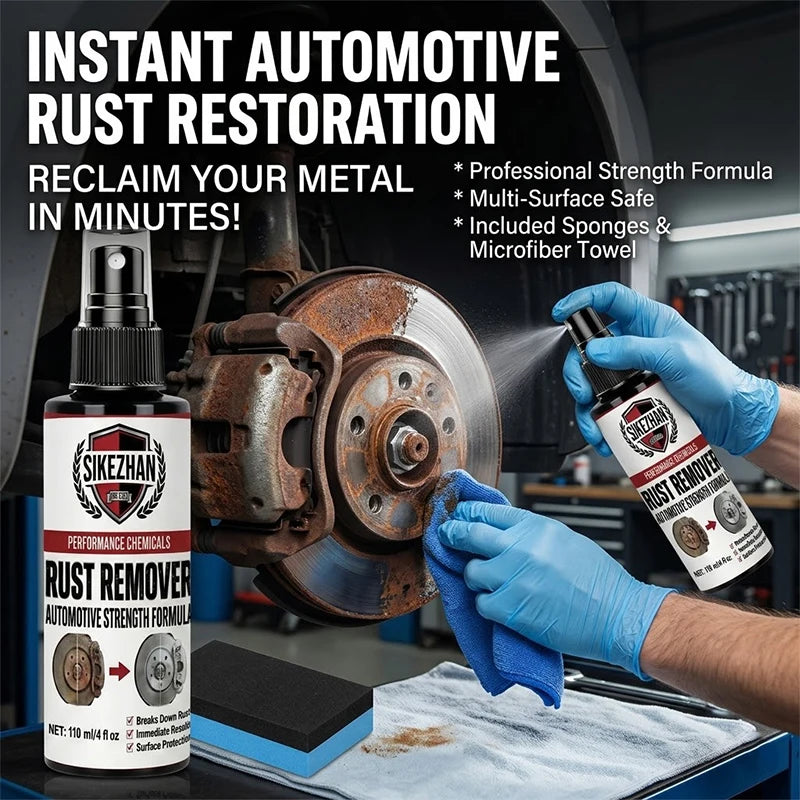 SIKEZHAN Car Rust Remover Spray Kit