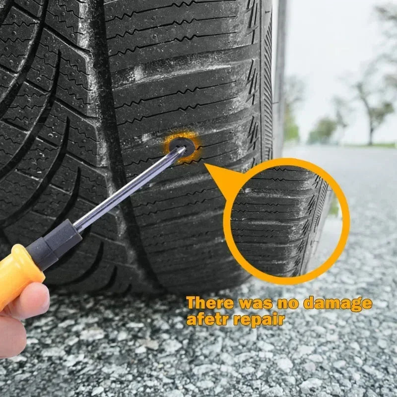 100pcs Rubber Tire Repair Nails – Small (0.1–3mm) or Large (3–5mm) Breach – Car Motorcycle Truck Scooter – $16–17