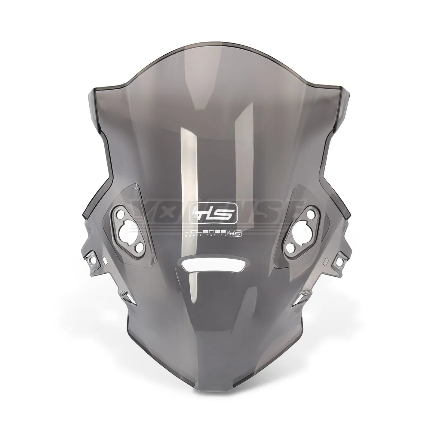 Fit for CFMOTO 675SR 675SR-R 675 SR SRR Motorcycle Accessories Windscreen Wind Deflectors Double Bubble Windshield Screen – YOLENSE ABS Plastic With YLS / NO LOGO Black Gray Light Gray