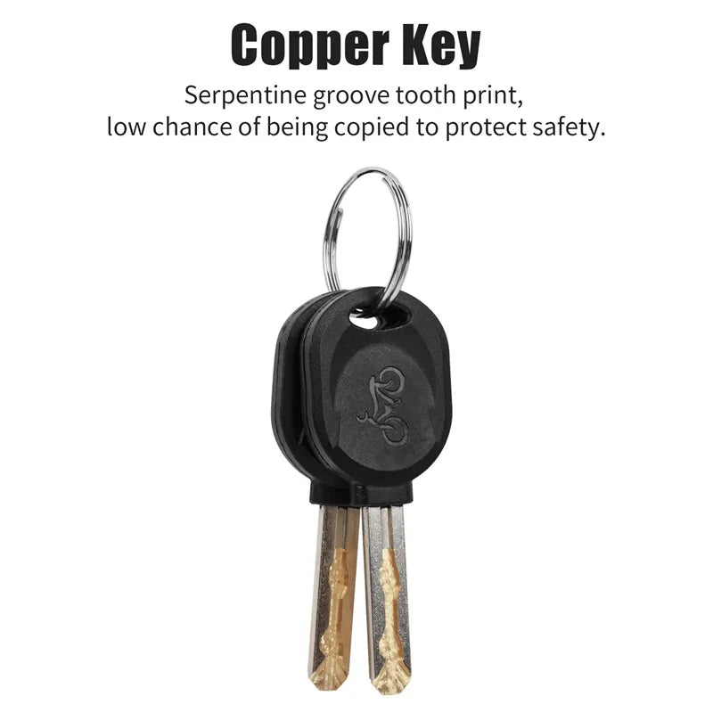 West Biking Bicycle U Lock MTB Road Bike Padlock Portable Anti-Theft Safety Motorcycle Scooter Cycling Lock Bicycle Accessories – Classic-046 Carbon Steel Zinc Alloy 18x13cm Black