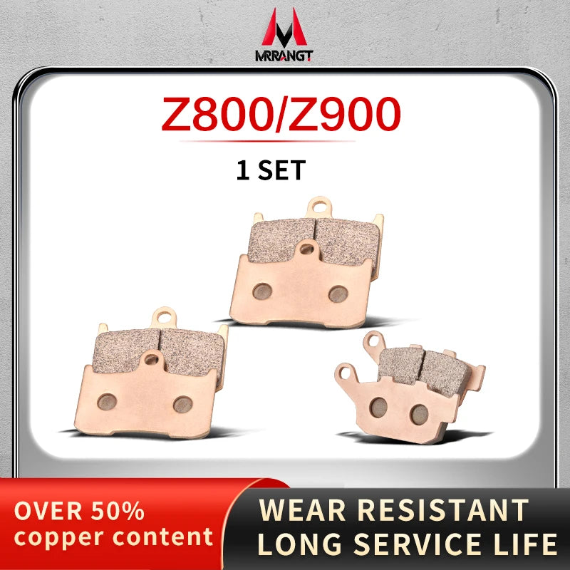 Sintered Metal Brake Pads for Kawasaki Ninja 250 300 400 Z250 Z300 Z800 Z900 Z900RS Z1000 Z1000R – Brake Pad Tools – Front / Rear / Set – from $21