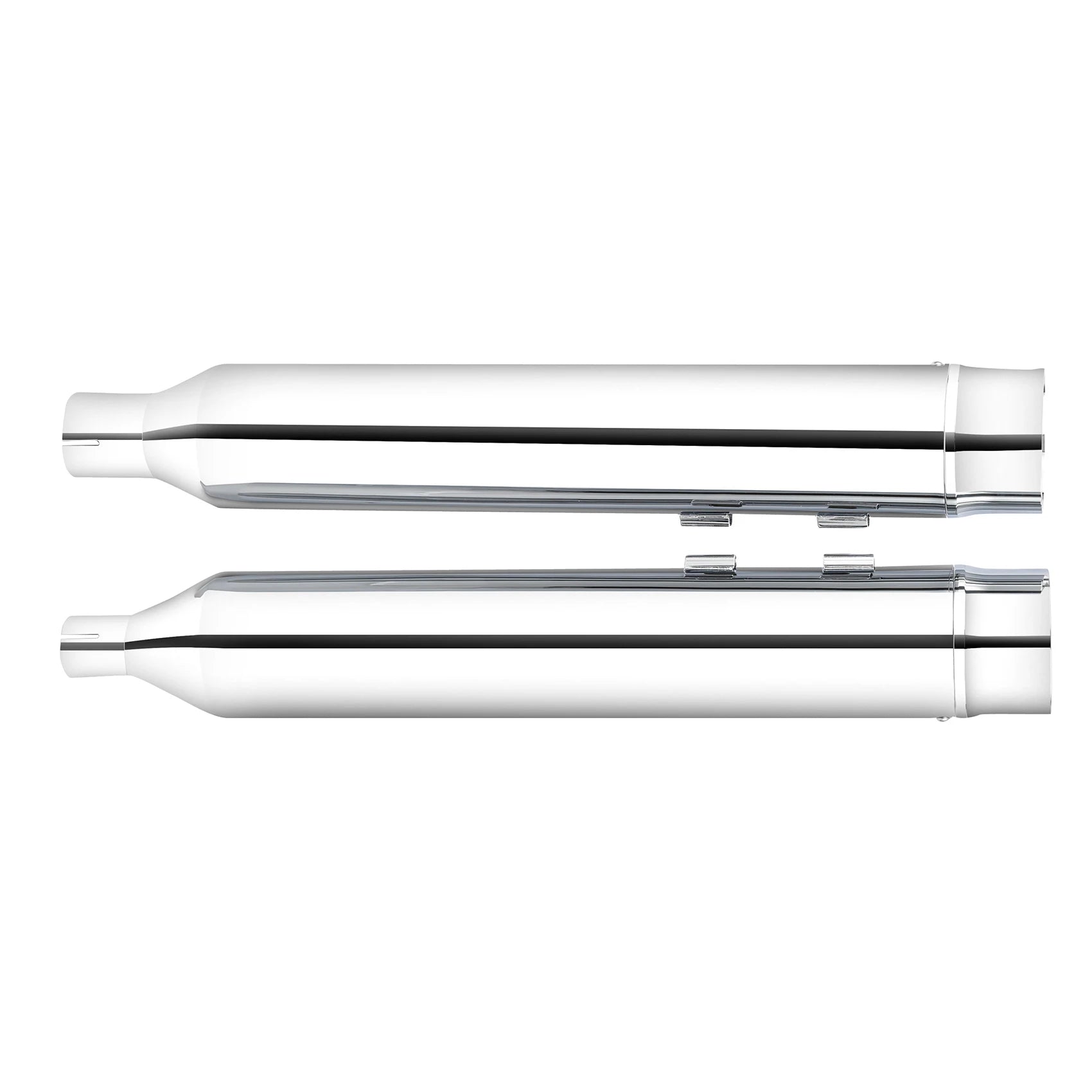 4.33" Megaphone Slip-On Exhaust Pipes For Harley Touring Street Electra Glide Road King 2017-2025 Motorcycle