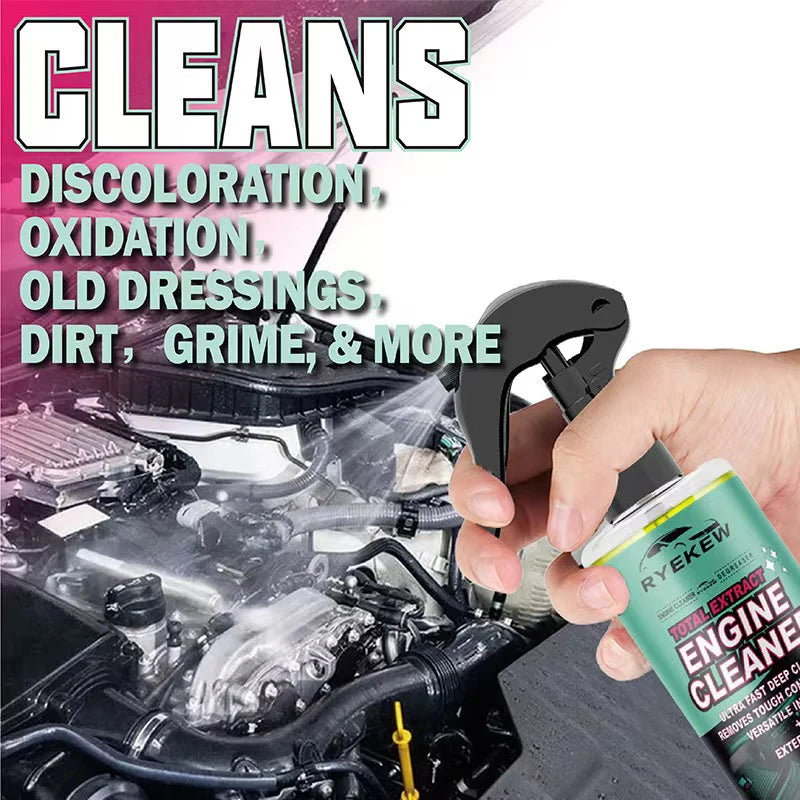 Car Engine Bay Cleaner and Automobile