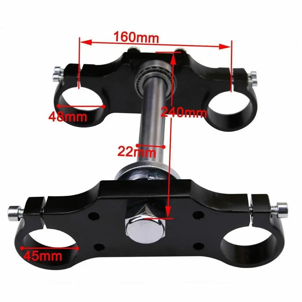 TRIPLE CLAMP SET DIRT PIT BIKE CRF50 SSR SDG 110cc 125cc Front Forks Triple Tree