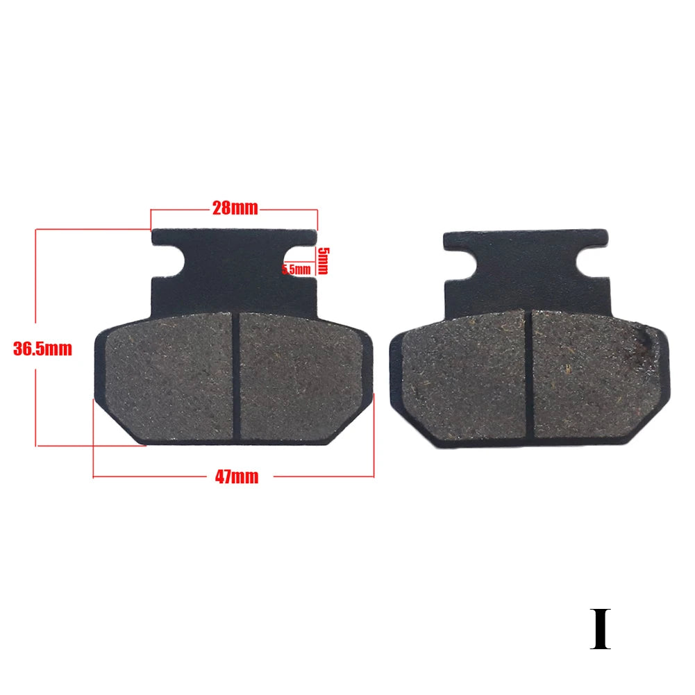 Motorcycle Brake Pads 50cc–250cc – Brake Pad Tools – ATV Quad Go Kart Chinese Dirt Pit Bike Scooter Hydraulic Front / Rear – Metal – 1 Pair – $15