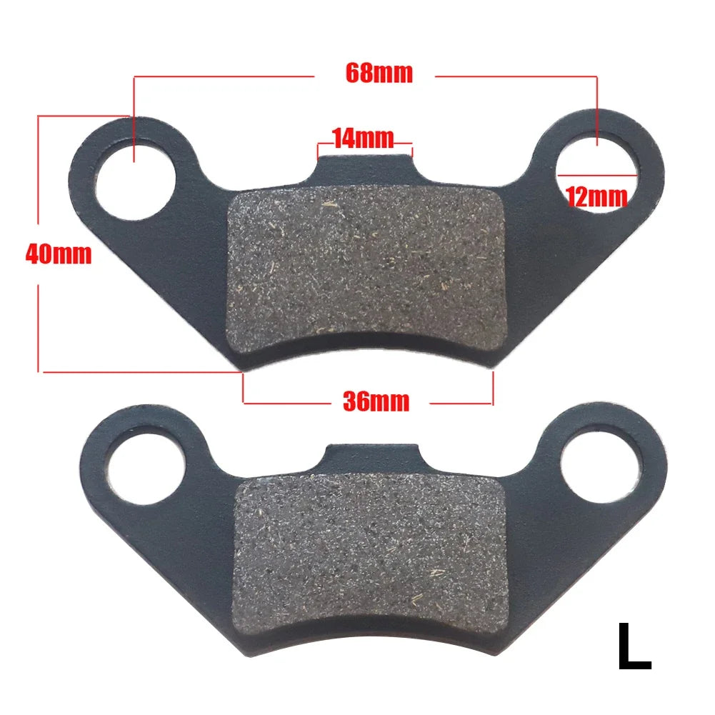 Motorcycle Brake Pads 50cc–250cc – Brake Pad Tools – ATV Quad Go Kart Chinese Dirt Pit Bike Scooter Hydraulic Front / Rear – Metal – 1 Pair – $15