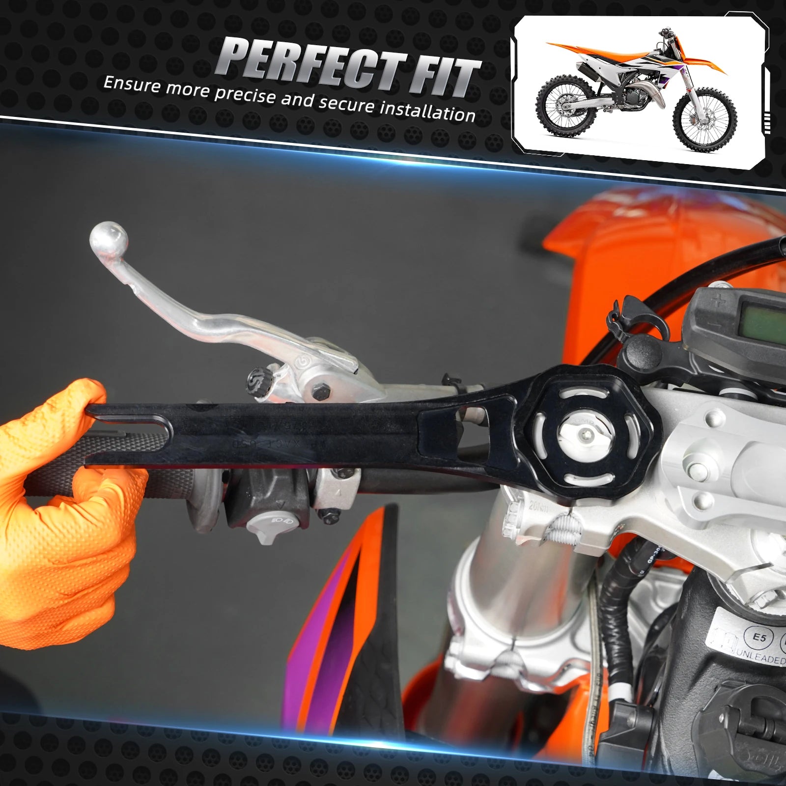 NICECNC 48mm Fork Cap Suspension Tool – WP XACT-USD Closed Cartridge – 7075 Aluminum – KTM / Husqvarna / GasGas 2023–2024 – $39