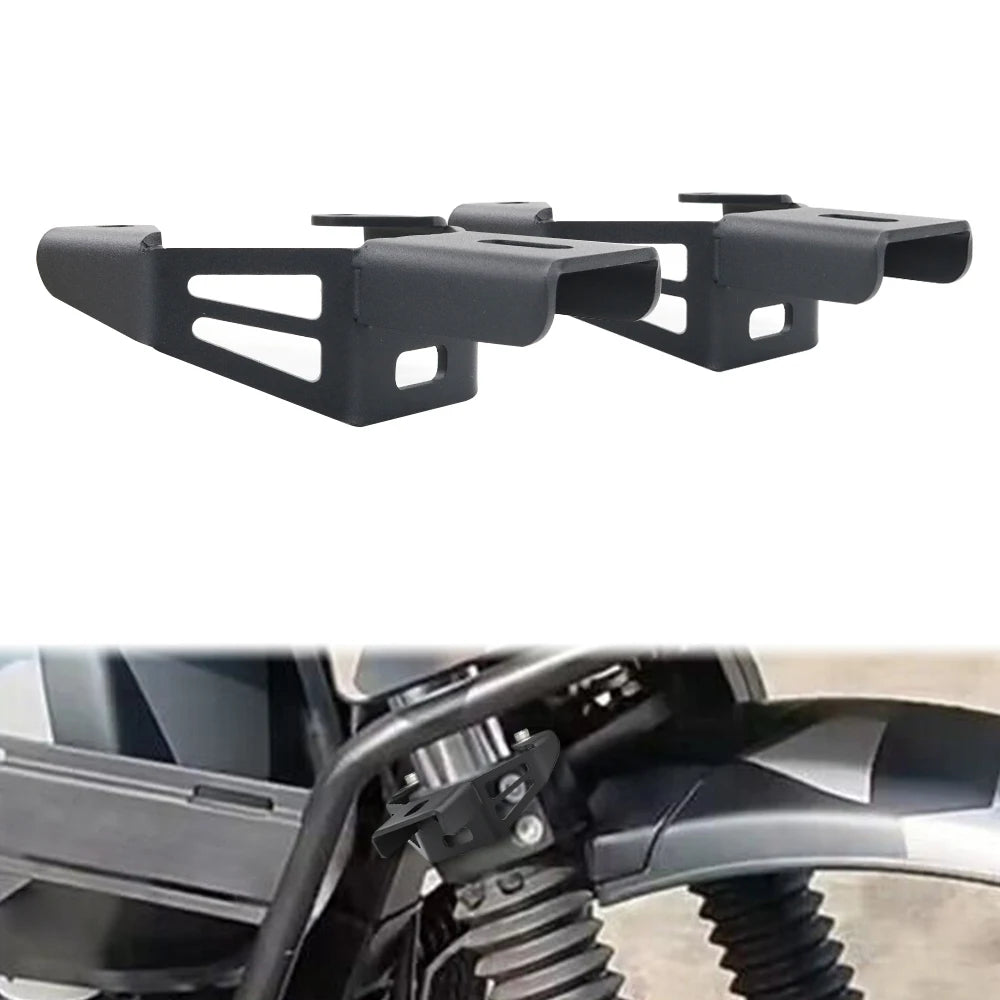 Rest Backrest Holder Sissy Bar with Cushion Pad Motorcycle Rear Passenger Seat Back Guerrilla 450 2024-2025 For Royal Enfield