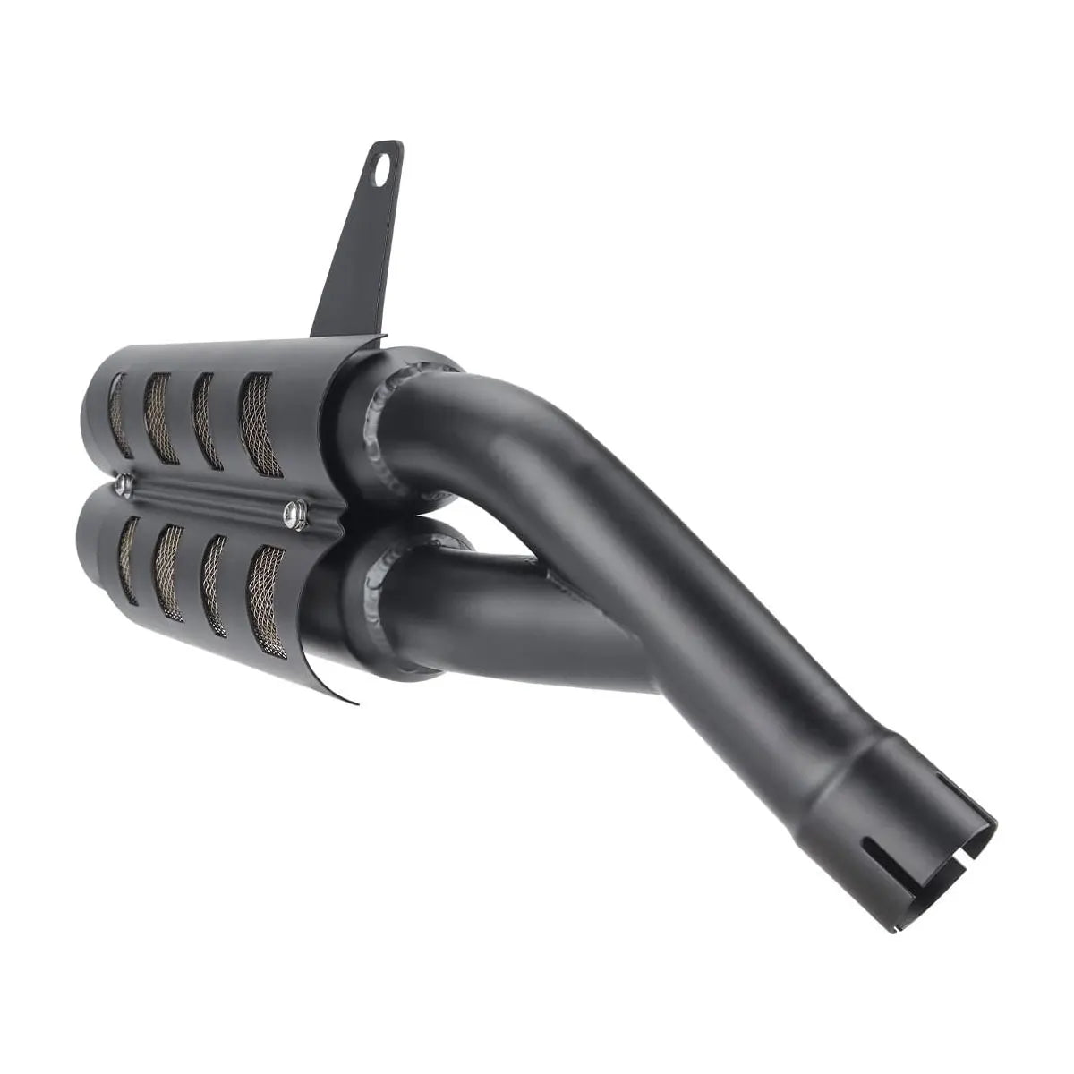 Motorcycle Exhaust Slip-on Muffler Pipe Tube with Heat Shield Cover Kit for CMX 300 CMX 500 Rebel 2017-2025 Black