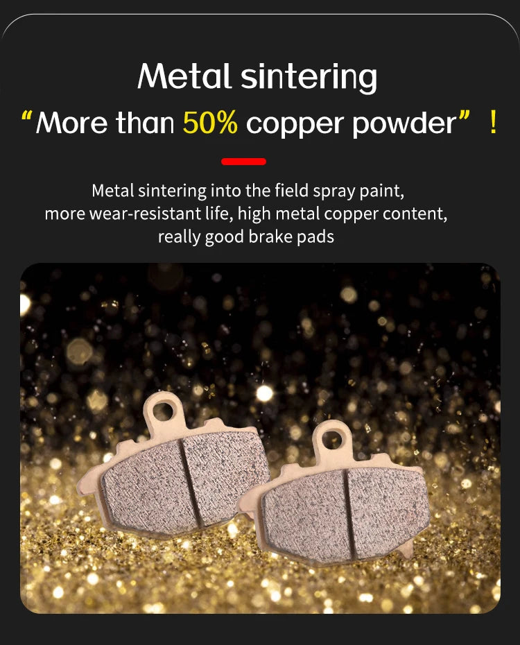 Sintered Metal Brake Pads for Kawasaki Ninja 250 300 400 Z250 Z300 Z800 Z900 Z900RS Z1000 Z1000R – Brake Pad Tools – Front / Rear / Set – from $21